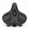 Oversized Wide Bike Seat with Shock Absorbing Balls, Waterproof PU