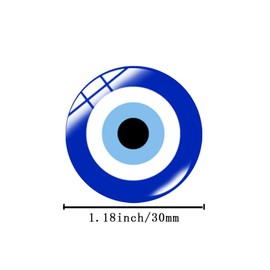 Wangjue 6pcs Evil Eye Air Vent Clips Car Air Fresheners Blue Turkish Interior Spiritual Accessories Decorations for Girls Women Men