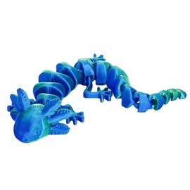 19 cm 3D Printed Axolotl Toy, Fidget Toy, 3D Printed Animals, 3D Animals, Axolotl Figure, Cute Axolotl Cuddly Toy for Home, Office, School and Gifts, Ideal for Children and Adults