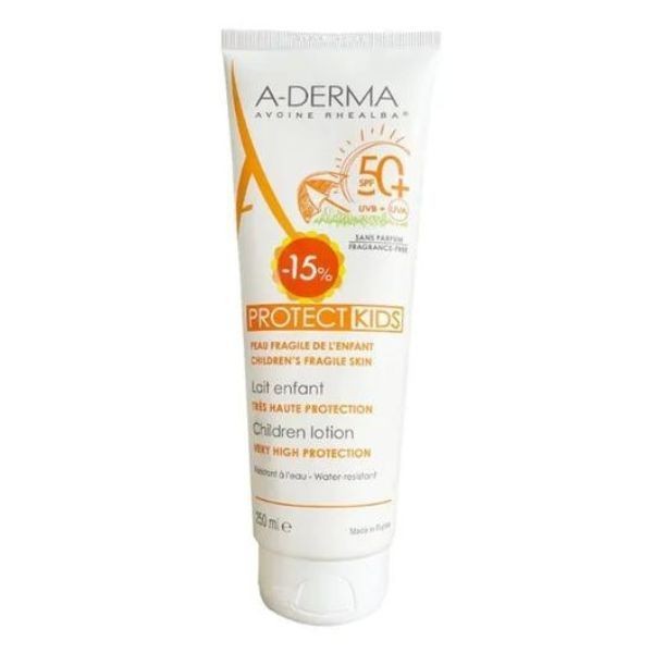 A-Derma Protect Kids Lotion SPF50+ Very High Protection 250 ml (sticker -15%)