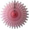 5-Piece Tissue Paper Fans, Pink Peach Blush