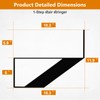 Zwinz Steel Stair Riser 1 Step, Metal Stair Stringers for