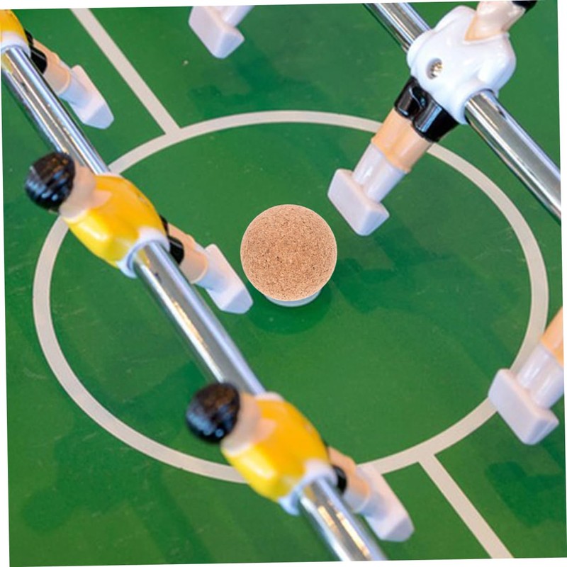 Abaodam 32mm Wooden Foosball Table Balls 5 Pcs Cork Replacement
