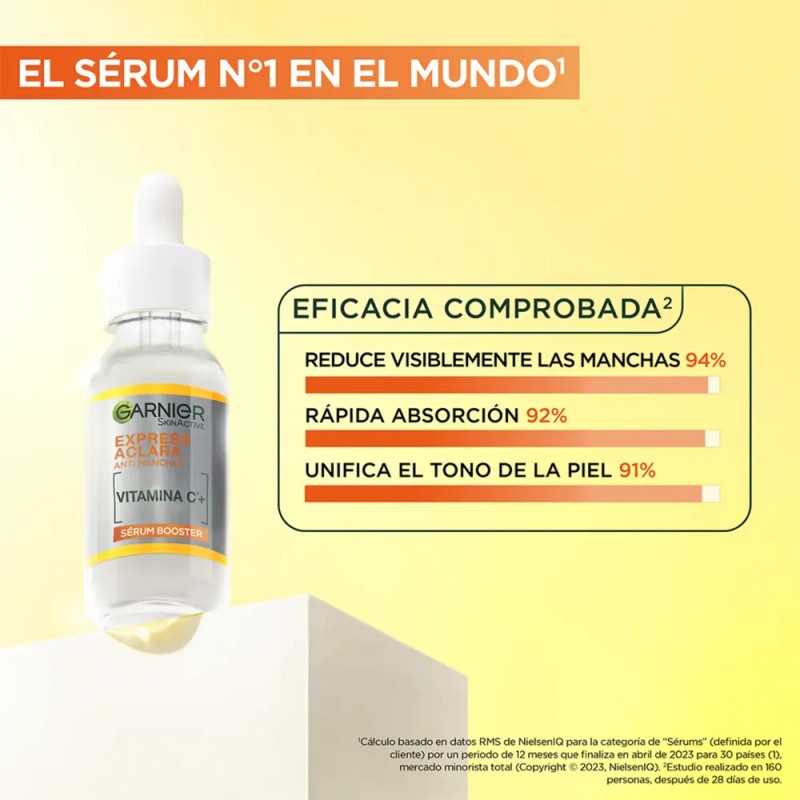 Sérum Anti Manchas Garnier Express Aclara Vitamina C 30ml