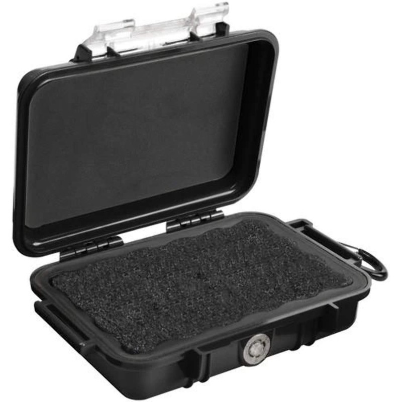 Pelican PELICAN 1020 N Small Waterproof Hard Case (Black/Clear) 1020-025-100