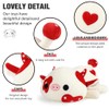 Onsoyours Cute Cow Plushie, Soft Stuffed Mushroom Love Cow Squishy