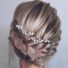 Easedaily - Horquillas para el pelo para novia (2 unidades),