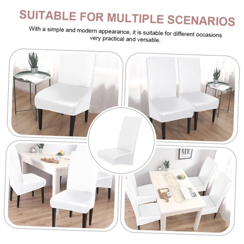 Ciieeo PU Chair Backrest Cover Modern Protective Seat Cover for