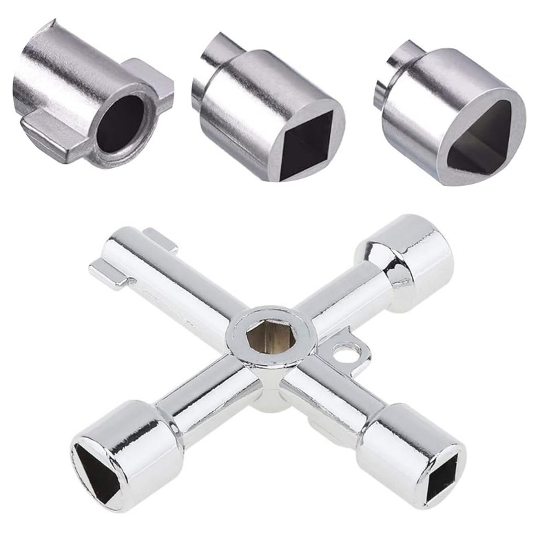 Shoyisenka 3 pieces of 4-hole universal cross key - multi-function