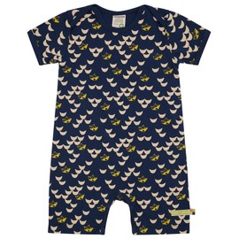 loud + proud Unisex Baby Print, Organic Cotton, GOTS Certified Player, Ultramarine, 86 - 92