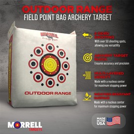 Morrell Outdoor Weatherproof Range Adult Field Point Archery Bag Target with HME Products Bowhunting Range Practice Shooting Target Stand