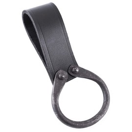 Live Action Role Play Easy Belt Attachment Made from Leather with Forged Ring/Medieval Axe Axes Axe Holder