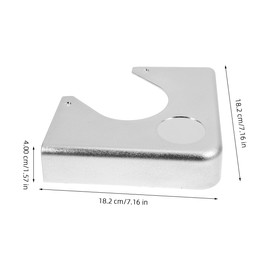 Toddmomy Billiard Table Corner Plate Metal Pool Table Chrome Corners Replacement Accessory 7.16In for Stability and Enhanced Game Room Decor