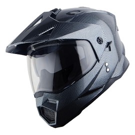 1Storm Dual Sport Motorcycle Motocross Off Road Full Face Helmet Dual Visor
