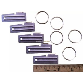 Shelby Co USA P38 & P51 Can Opener 10 Pack Shelby + Key Rings f Mess Camping Survival Military