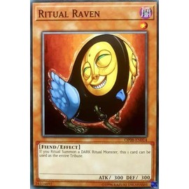 Yu-Gi-Oh! - Ritual Raven - OP08-EN014 - Common - Unlimited Edition - OTS Tournament Pack 8
