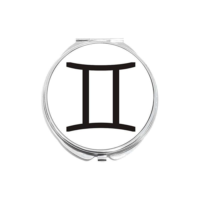 NewCharms Gemini Zodiac Compact with Mirrors - Perfect Pocket and