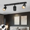 SGGSHENNAN Adjustable Spotlight Ceiling Light Fixture 3 Light Gu10 Track