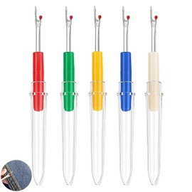 5PCS Seam Rippers for Sewing, Stitch Unpicker Tool, Unpicker Sewing Tool, Stitch Ripper, Stitch Thread Unpicker, for Hemlines, Seams, Pockets, Sewing (Multicolor)