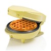 Bestron Mini waffle iron for classic waffles, small waffle maker