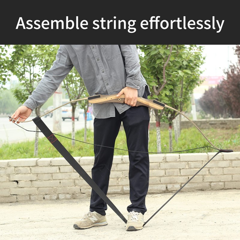 SOPOGER Archery Stringer Recurve Bow Stringer Tool, Longbow Stringer Tool