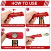 Cap Gun Bottle Opener, 6 Pcs Funny Bottle Cap Gun,