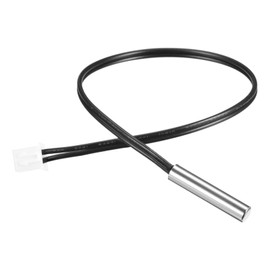 Rebower NTC Thermistor Probe 10K 8" Waterproof Stainless Steel Temp Sensor Probe, [for Digital Temperature Transmitter]