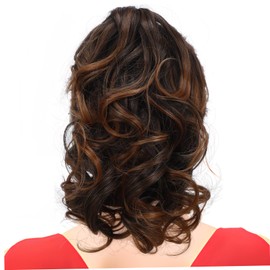 SAFIGLE Curly Ponytail Extension Claw Clip Realistic Synthetic Hairpiece for Women Lightweight Wavy Hair Wig Easy to Maintain Adds Volume and Texture