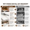 Durable Kitchen Cabinet Sliding Cabinet Shelf with Slide Rails Drawer