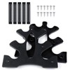 Panda Shop KINOKINO Dumbbell Rack Compact Tree 3-Tier Holder Black
