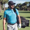 DONZWIYES Golf Bag Shoulder Strap Upgraded Single Padded Adjustable Straps