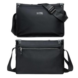 Deemount Sacoche Shoulder Bag, Compact, Large Capacity, Spacious Storage, Compact and Convenient, Black