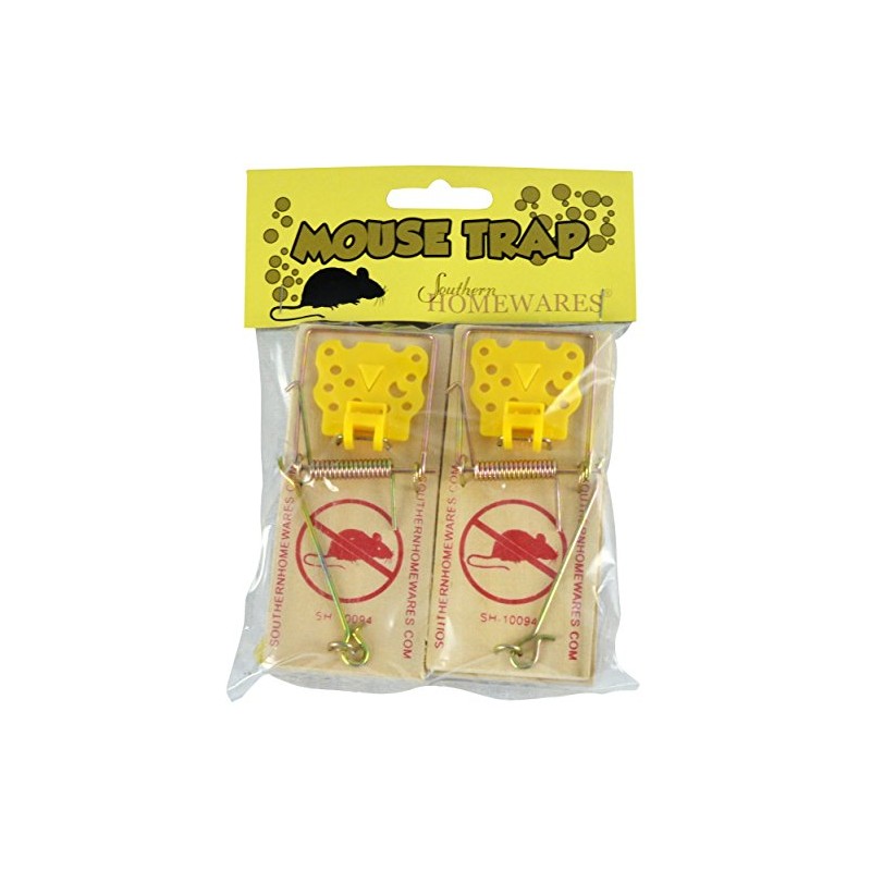 Wooden Snap Mouse Trap – Spring Action with Expanded Cheese
