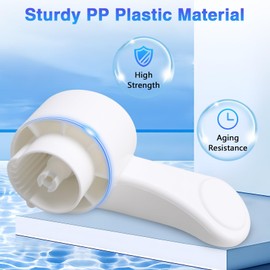 KPALAG RV Toilet Foot Pedal Compatible with Dometic 300 310 311 320 321 Gravity Flush Toilet, RV Toilet Flush Pedal Injection Molded White Replaces 385311656