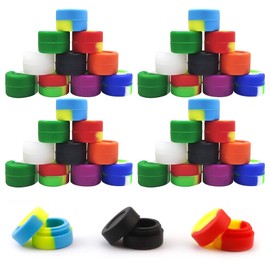 20Pcs Kitchen Storage,Oil Bottles for Kitchen,Slime Containers,Silicone Food Storage Containers,Small Jars,Small Silicone Mat,Silicone Travel Containers,Slime Containers with Lids