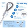 Atesilor 2Pcs Upgraded Vinyl Coated Stainless Steel Lift Cable Compatible