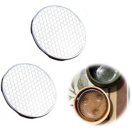 UOPR Incense Holder Net, Set of 2, Incense Holder, Incense Plates, Mini Stellence Net, Incense Burner, Replacement Net, Flame Retardant, Fireproof, Heat Resistant (Diameter 2.3 inches (5.9 cm)
