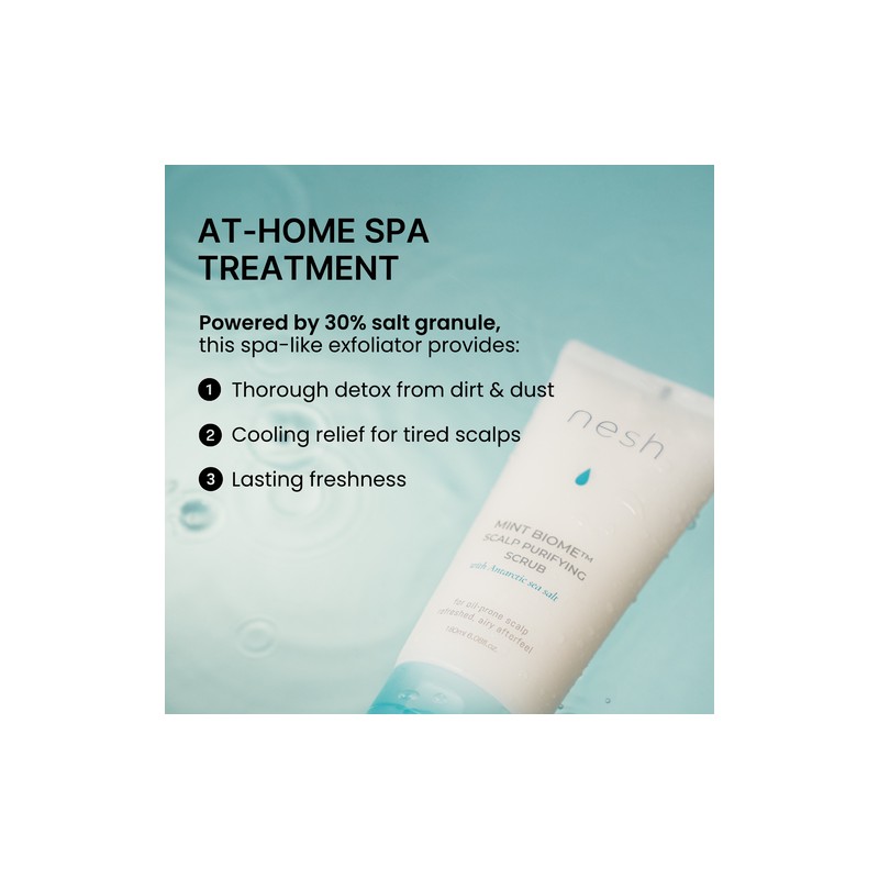 nesh [nesh]Mint Biome Scalp Purifying Scrub 180ml
