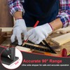 12Inch/300mm Aluminum Alloy Triangle Ruler, Square Carpentry Squares Engineers Square