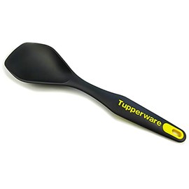 TUPPERWARE Griffbereit Servierlöffel schwarz-gelb D166 Servier TOP-Servierlöffel 8760
