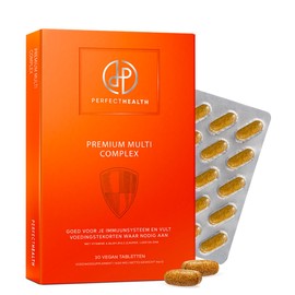 Perfect Health Multivitamin Hochdosiert 400mg - 30 Veganer Tabletten Methyliert - Mineral Vitamine Ergänzungsmittel - Organisch Vitamine A-Z Komplex