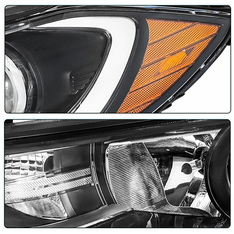 TUSDAR Fits For 2017 2018 Hyundai Elantra without DRL Headlight
