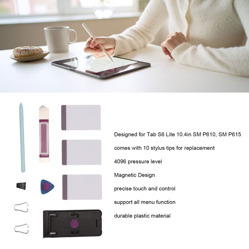 For Tab S6 Lite Stylus Magnetic 4096 Pressure Accurate Durable
