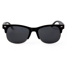 Kiddus Polarized Sunglasses for Kids Boy Girl Children From 6 years old. UV400 Coating provides filter 100% safe against UVA radiations. BPA Free. Model: Half frame, smoked lenses