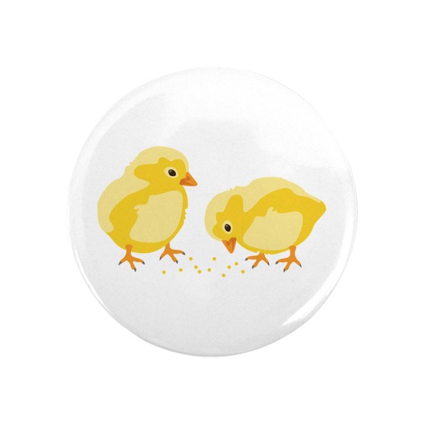 CafePress Baby Chicks Magnets 2.25" Round Button Magnet (10 Pack)