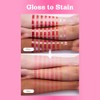 Labial Fruity Glass Tint 12 Buttercup Pink 3gr Rosa