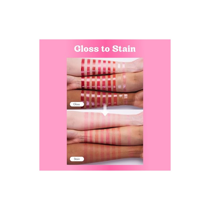 Labial Fruity Glass Tint 12 Buttercup Pink 3gr Rosa