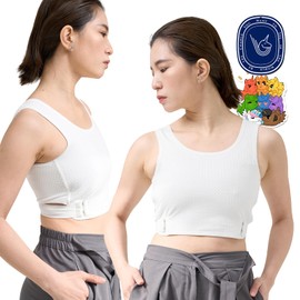 Chest Binder, LGBTUNICORNS Binder Trans, Summer Pick Mesh Fabric X Cross Strap Design, Hourglass Figure Must Have, Stylish & Comfortable, FTM Trans Nonbinary Genderqueer Friendly