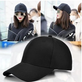 LiJuanWang Baseball Cap, Adjustable Baseball Cap, Sun Protection, Sports Cap, Sun Hat, Men's Women's Cap, Cotton, Leisure Baseball Cap for Sports, Travel, Outdoor, black