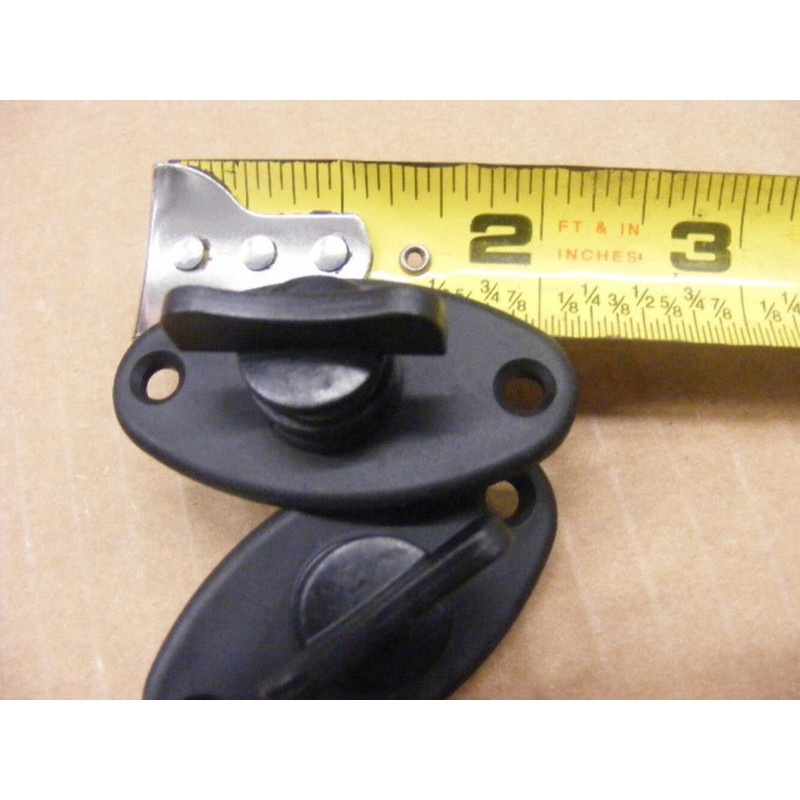 Marpac 54211 Windshield Window Quick Release Fastener PAIR Black Nylon